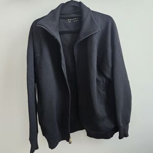 Aritzia Women's Black Zip Up TNA GOLDEN Soft